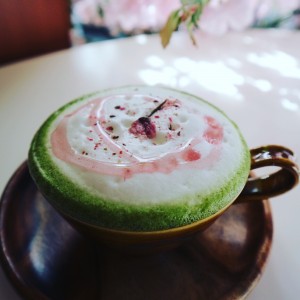 桜抹茶カプチーノ